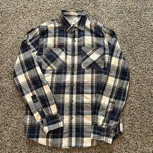 Men’s Plaid Casual Converse Button Down- Size Small!